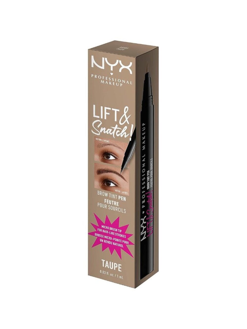NYX LIFT & SNATCH! BROW TINT PEN (TAUPE)